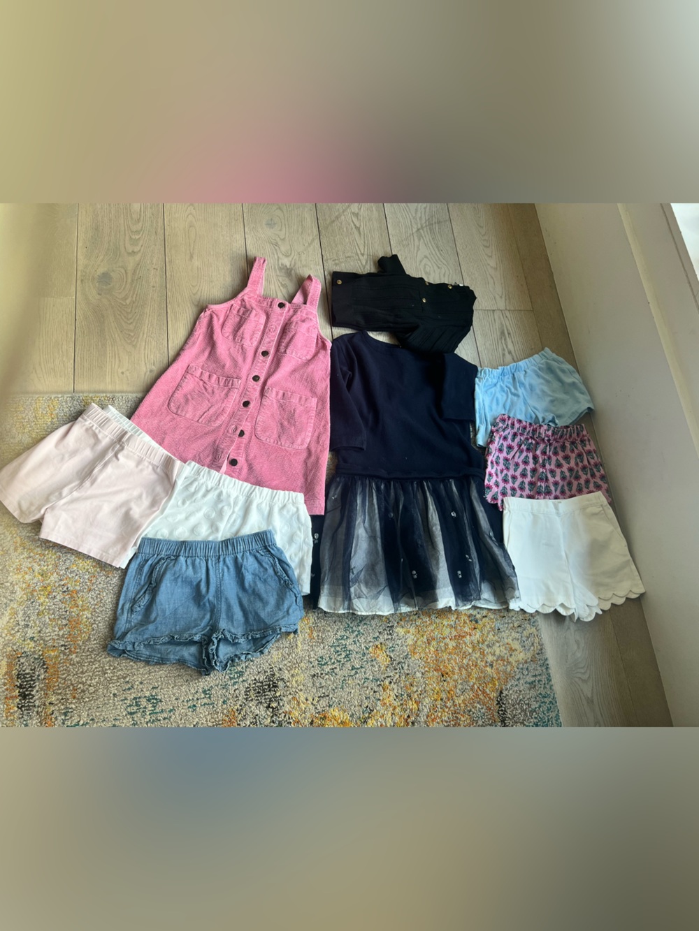 Crewcuts/J.crew little girl shorts and dress bundle